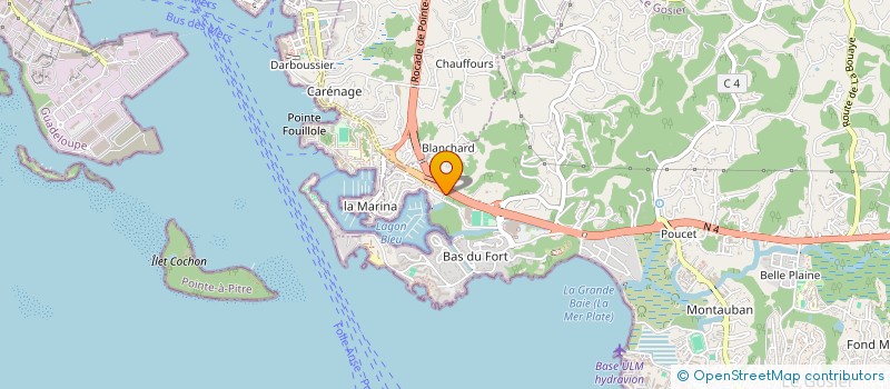 localisation de l'entreprise CONSEIL INTERDEPARTEMENTALE DE L ORDRE INFIRMIER DEPARTEMENTS ANTILLES GUYANE  LE GOSIER