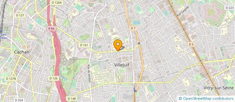 localisation de l'entreprise CONSEIL INTERNATIO PROGRES GLOBAL SANTE  VILLEJUIF