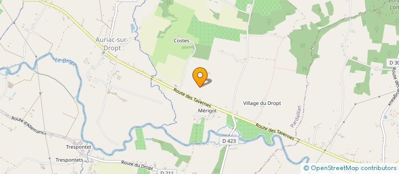 localisation de l'entreprise CONSEIL INTERPROFESSIONNEL DES VINS DE DURAS  DURAS