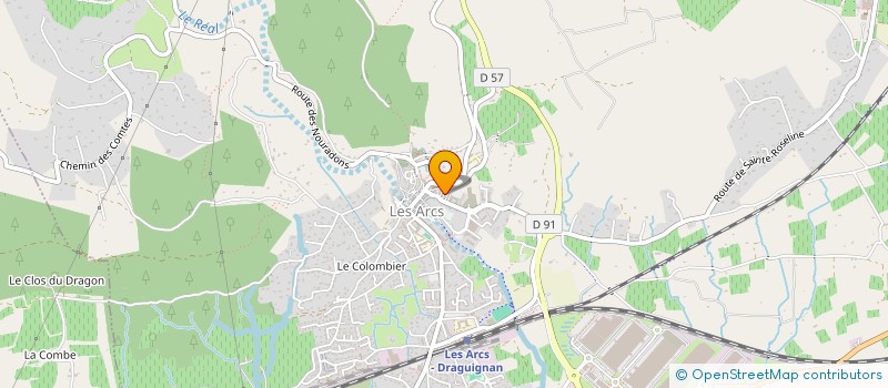 localisation de l'entreprise CONSEIL INTERPROFESSIONNEL VINS PROVENCE à LES ARCS