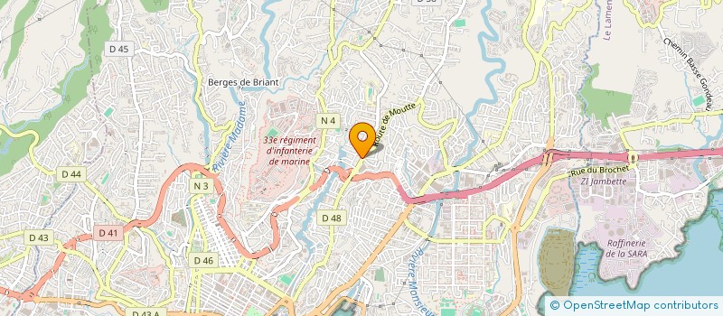 localisation de l'entreprise CONSEIL INTERREGIONAL DE L ORDRE DES INFIRMIERS DES DEPARTEMENTS D OUTRE MER  FORT-DE-FRANCE