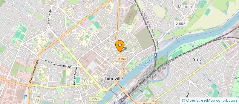 localisation de l'entreprise CONSEIL INVEST DE L EST  THIONVILLE