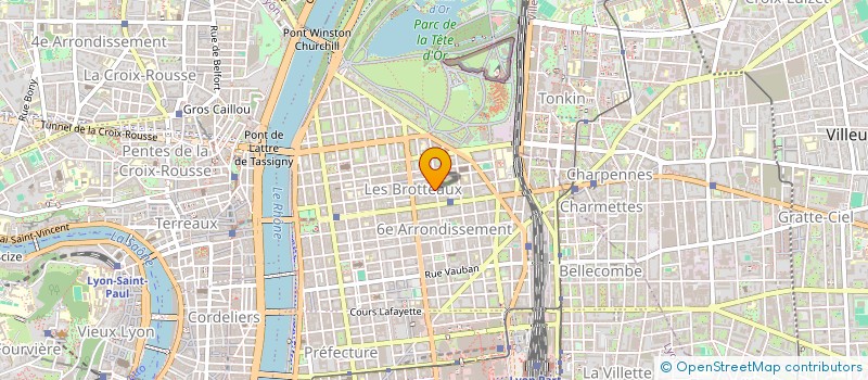 localisation de l'entreprise CONSEIL INVESTISSEMENT ET TRANSACTIONS IMMOBILIERES à LYON