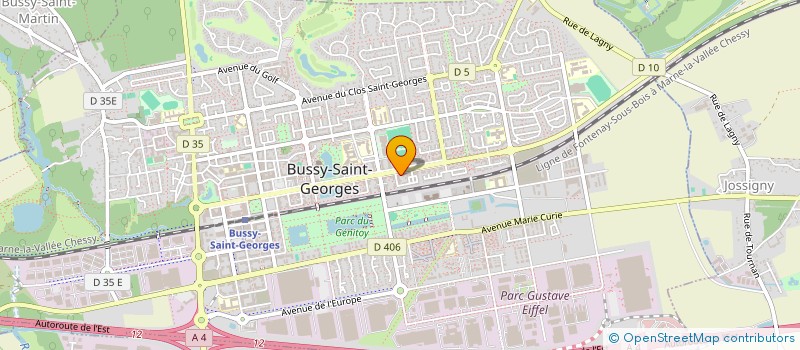 localisation de l'entreprise CONSEIL INVESTISSEMENT IMMOBILIER  BUSSY-SAINT-GEORGES