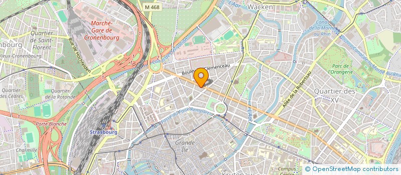 localisation de l'entreprise CONSEIL INVESTISSEMENT PATRIMOINE à STRASBOURG