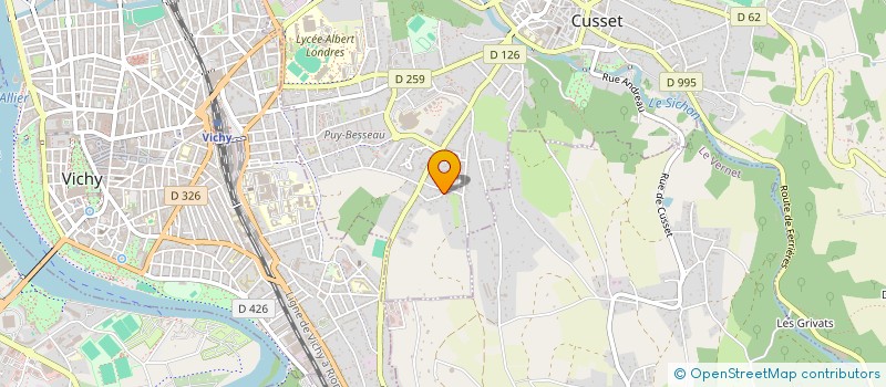 localisation de l'entreprise CONSEIL ISOLATION SERVICE à CUSSET