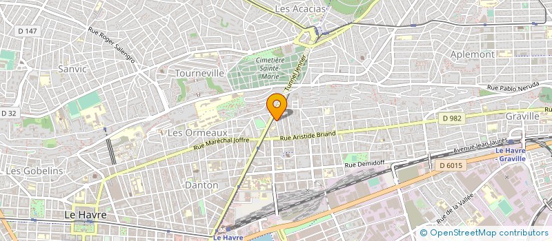 localisation de l'entreprise CONSEIL LAIQUE PARENTS ELEVES à LE HAVRE