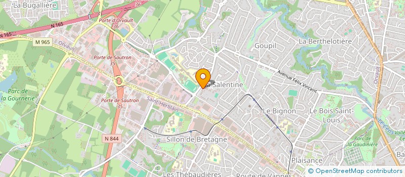 localisation de l'entreprise CONSEIL LE ROUX à ORVAULT