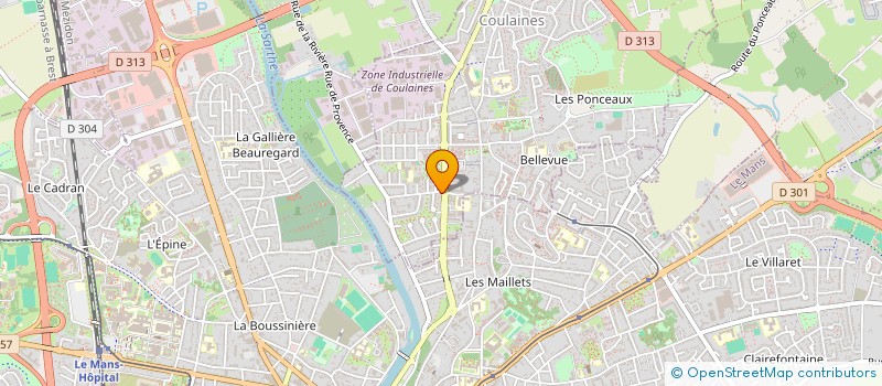 localisation de l'entreprise CONSEIL LOC PARENT ELEVE ECOLE MOLIERE à COULAINES