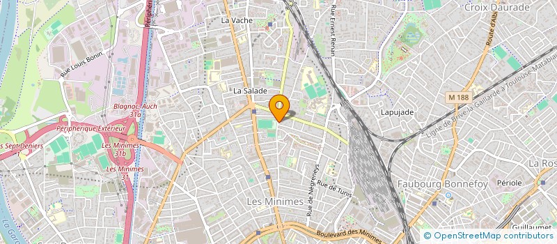 localisation de l'entreprise CONSEIL LOCAL DE PARENTS D ELEVES DU LYCEE D ONDES à TOULOUSE