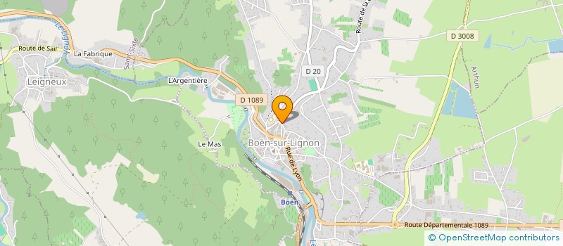 localisation de l'entreprise CONSEIL LOCAL DE PARENTS D ELEVES FCPE DU PAYS DE CELADON  BOEN-SUR-LIGNON