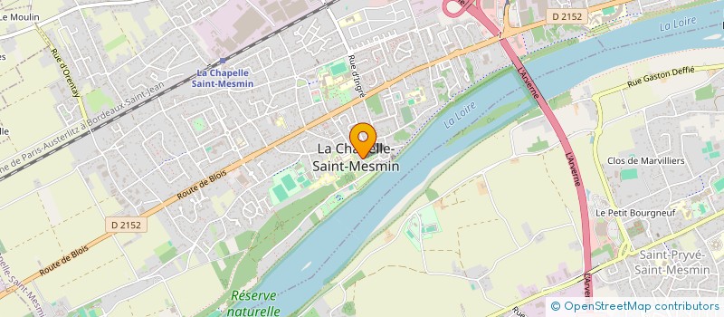 localisation de l'entreprise CONSEIL LOCAL DES PARENTS D'ELEVES DU C.E.S. PASTEUR LA CHAPELLE ST MESMIN à LA CHAPELLE-SAINT-MESMIN
