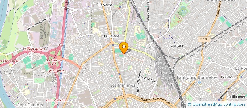 localisation de l'entreprise CONSEIL LOCAL DES PARENTS D'ELEVES DU GROUPE SCOLAIRE MICHOUN  TOULOUSE