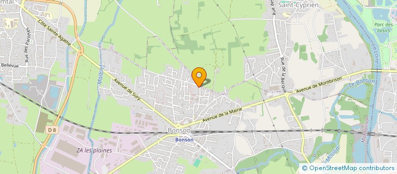 localisation de l'entreprise CONSEIL LOCAL DES PARENTS D'ELEVES F.C.P.E DE BONSON  BONSON