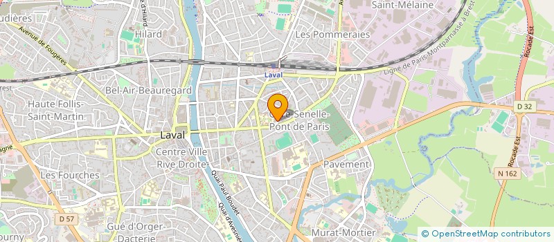 localisation de l'entreprise CONSEIL LOCAL DES PARENTS D'ELEVES F.C.P.E. DU LYCEE DOUANIER ROUSSEAU à LAVAL