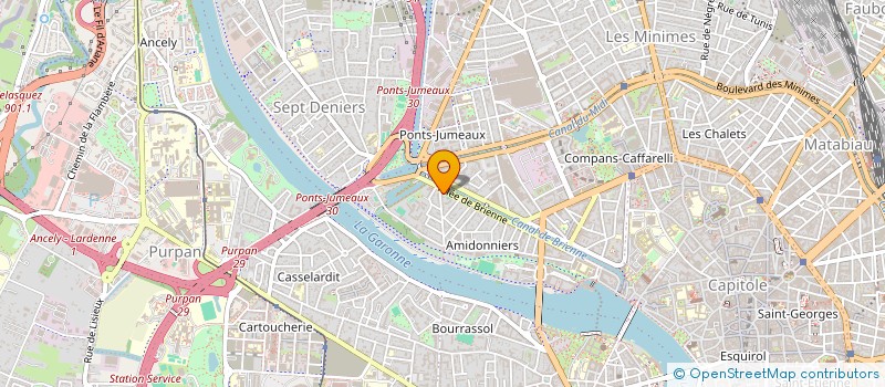 localisation de l'entreprise CONSEIL LOCAL DES PARENTS D'ELEVES FCPE DE L'ECOLE DES AMIDONNIERS  TOULOUSE