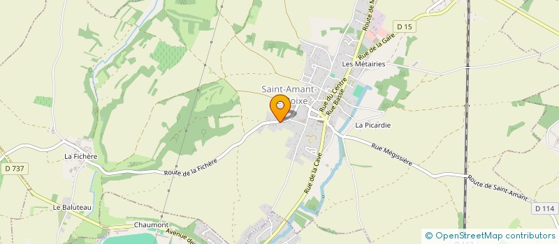 localisation de l'entreprise CONSEIL LOCAL DES PARENTS D'ELEVES FCPE DE SAINT-AMANT DE BOIXE  SAINT-AMANT-DE-BOIXE