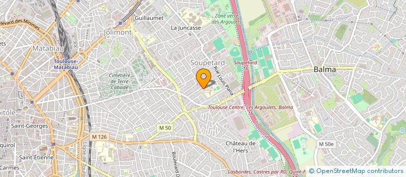 localisation de l'entreprise CONSEIL LOCAL DES PARENTS D'ELEVES FCPE DU GROUPE SCOLAIRE SOUPETARD à TOULOUSE