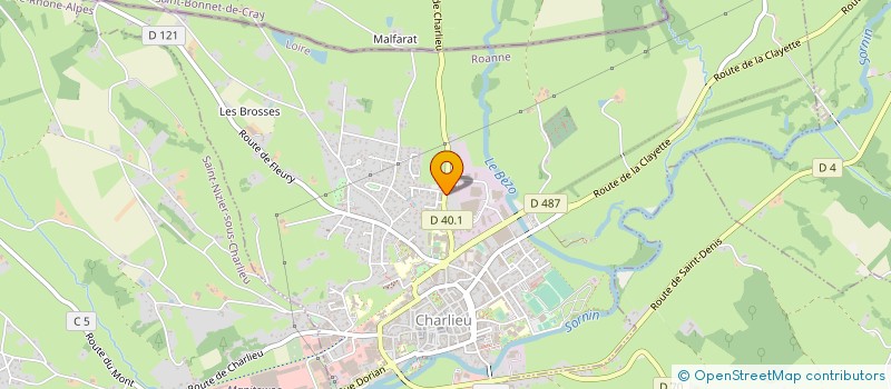 localisation de l'entreprise CONSEIL LOCAL DES PARENTS D'ELEVES FCPE LYCEE POLYVALENT JEREMIE DE LA RUE COLLEGE MICHEL SERVET  CHARLIEU