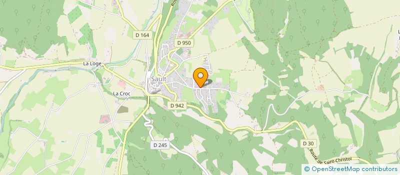 localisation de l'entreprise CONSEIL LOCAL F.C.P.E. DES PARENTS D'ELEVES DU COLLEGE DU PAYS DE SAULT à SAULT