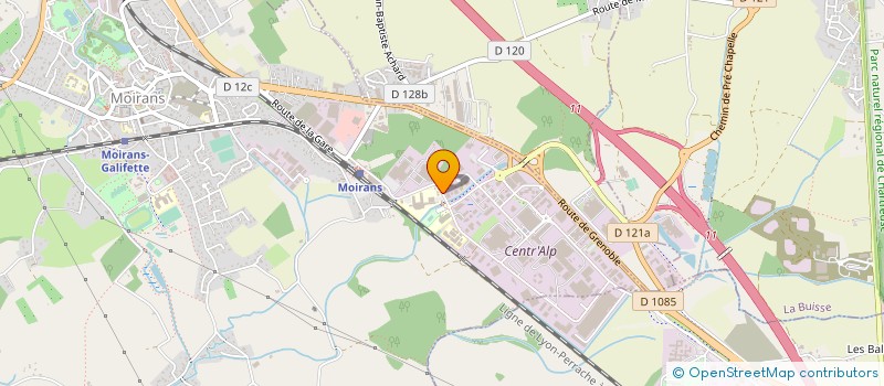 localisation de l'entreprise CONSEIL LOCAL FCPE DU LYCEE DE MOIRANS  MOIRANS