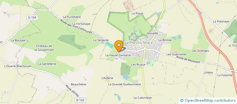 localisation de l'entreprise CONSEIL LOCAL PARENTS ELEVES à LONGUENEE-EN-ANJOU