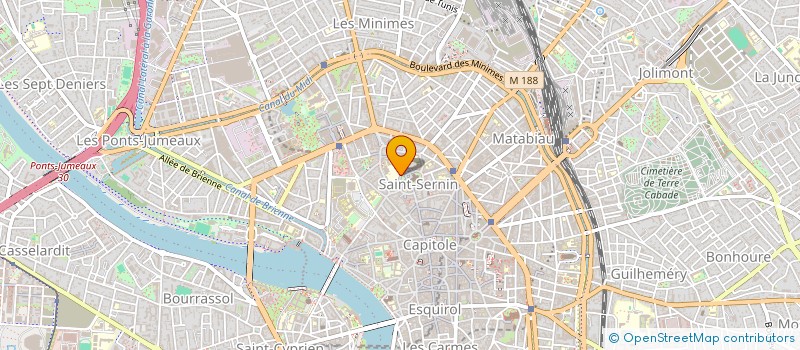 localisation de l'entreprise CONSEIL LOCAL PARENTS ELEVES LYCEE ETAT ST SERNIN à TOULOUSE