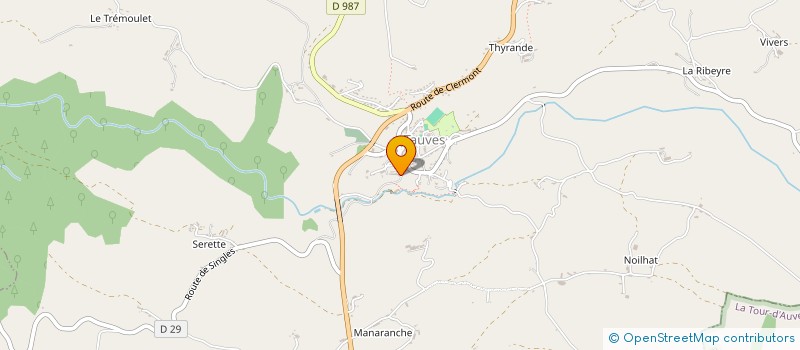 localisation de l'entreprise CONSEIL LOCAL PARENTS TAUVES à TAUVES