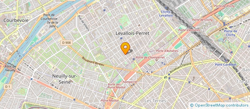 localisation de l'entreprise CONSEIL LOGISTIQUE PRODUCTION à LEVALLOIS-PERRET