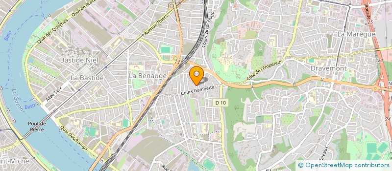 localisation de l'entreprise CONSEIL MAB  CENON