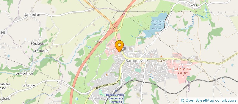 localisation de l'entreprise CONSEIL MAITRISE COUVERTURE  BARAQUEVILLE