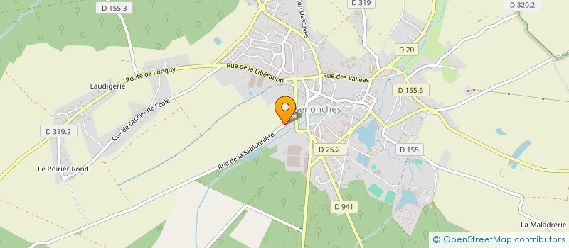 localisation de l'entreprise CONSEIL MAITRISE D'OEUVRE ELEC à SENONCHES