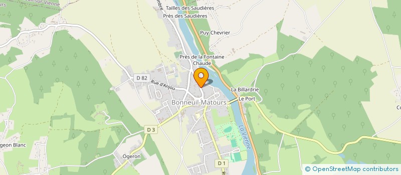 localisation de l'entreprise CONSEIL MARKETING ETUDES à BONNEUIL-MATOURS