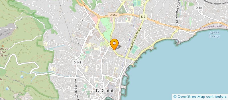 localisation de l'entreprise CONSEIL MEDITERRANEE ASSURANCE à LA CIOTAT