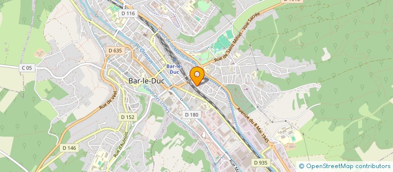 localisation de l'entreprise CONSEIL MEUSE TRAVAUX à BAR-LE-DUC