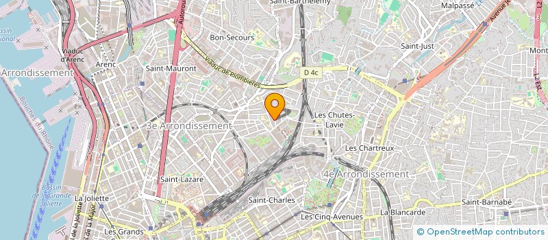 localisation de l'entreprise CONSEIL MEYER JEAN DAVID  MERCIER MANUEL  MARSEILLE