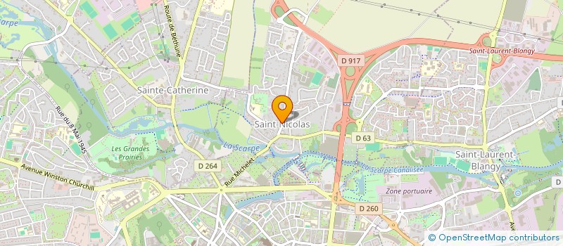 localisation de l'entreprise CONSEIL MUNICIPAL JEUNES MEDIOLANAIS  SAINT-NICOLAS