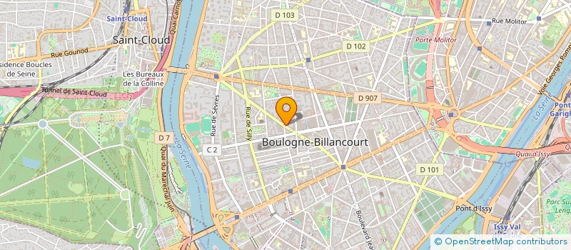 localisation de l'entreprise CONSEIL NATIONAL DE CANCEROLOGIE à BOULOGNE-BILLANCOURT