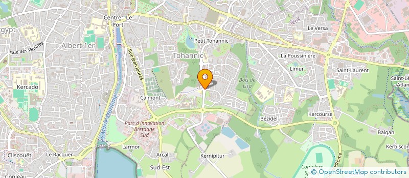 localisation de l'entreprise CONSEIL NATIONAL DE L ENSEIGNEMENT AGRICOLE PRIVE BRETAGNE  VANNES