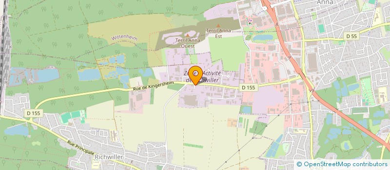 localisation de l'entreprise CONSEIL NATIONAL DES DEBITEURS  RICHWILLER