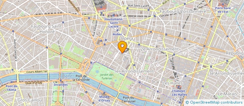 localisation de l'entreprise CONSEIL NATIONAL GREFFIERS TRIBUNAUX COM  PARIS