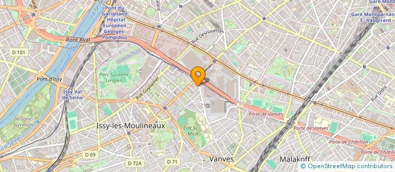 localisation de l'entreprise CONSEIL NATIONAL PROFESSIONNEL DE DERMATOLOGIE ET VENEREOLOGIE à ISSY-LES-MOULINEAUX