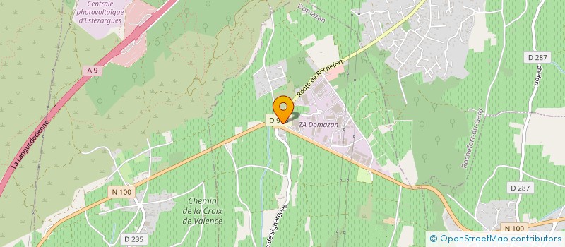 localisation de l'entreprise CONSEIL NEGOCE SERVICES  DOMAZAN