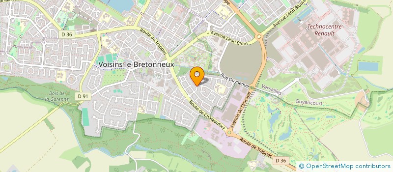 localisation de l'entreprise CONSEIL NUM  VOISINS-LE-BRETONNEUX