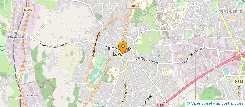 localisation de l'entreprise CONSEIL OR IMMOBILIER  SAINT-GENIS-LAVAL