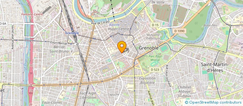 localisation de l'entreprise CONSEIL ORDRE CHIRURGIEN DENTISTE ISER  GRENOBLE