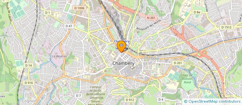 localisation de l'entreprise CONSEIL ORDRE DES AVOCATS  CHAMBERY