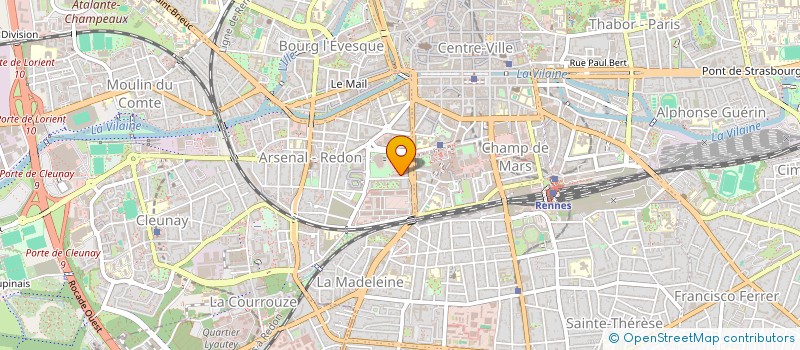 localisation de l'entreprise CONSEIL ORDRE DES MEDECINS  RENNES