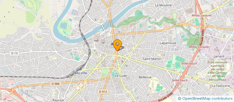localisation de l'entreprise CONSEIL ORDRE MEDECINS TARN à ALBI