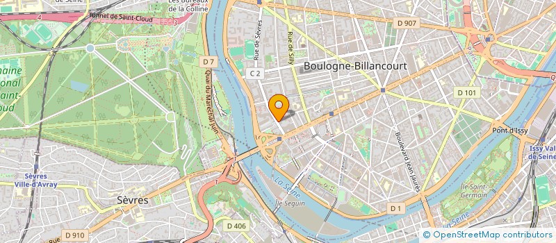 localisation de l'entreprise CONSEIL ORGAN CENT REEDU EXPLO MEDI SPOR à BOULOGNE-BILLANCOURT